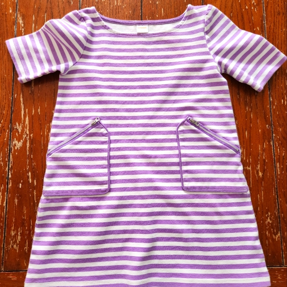 Gymboree size 7 girls dress with two front zipper pockets